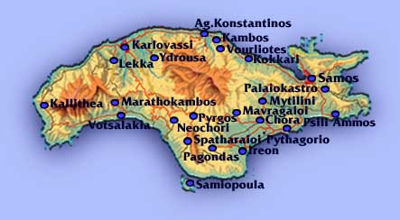 Wandelen op Samos een uitgebreid verslag van de wandelingen in de